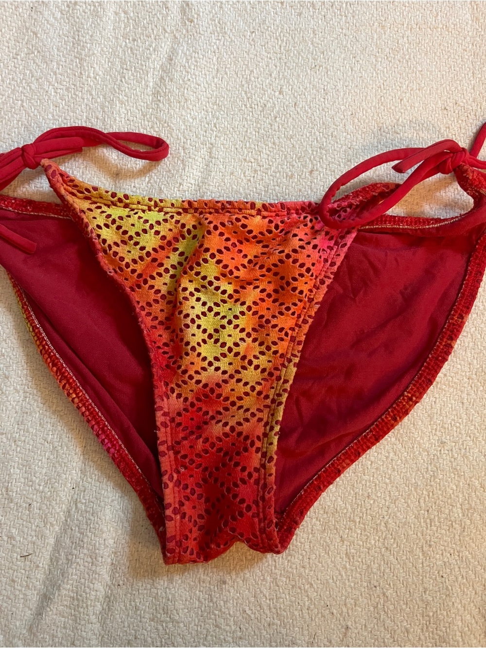 Women’s Y2K Gradient Crochet Bikini Bottoms